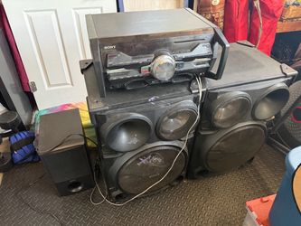 Sony Speakers with Sub Woofer and Amp
