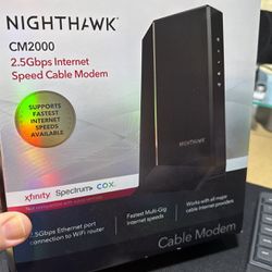 Netgear  CM2000 cable modem in box