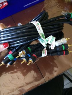 Two black power cords