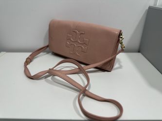 Tory Burch blush/pink wallet crossbody