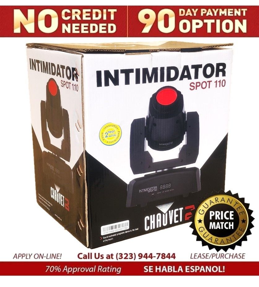 Chauvet DJ Intimidator Series Spot 110 Moving Head Gobo Projector LED Sound Activated 🚨 Payment Options Available 🚨 No Credit Needed 🚨