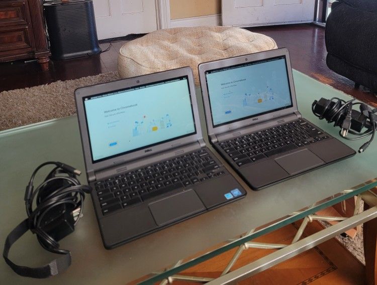 2 Dell Chromebook 11 Labtops