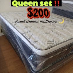 Queen Size Euro Pillow Top Mattress ‼️‼️