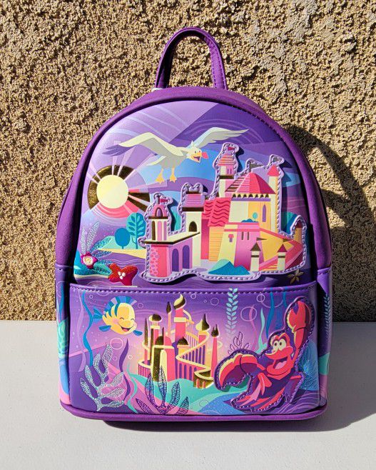 Disney Loungefly The Little Mermaid Backpack 