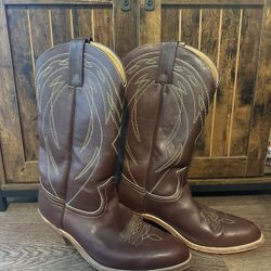 Men’s FRYE Cowboy Boots Cordovan Leather #2329 Vintage- Size 11.5