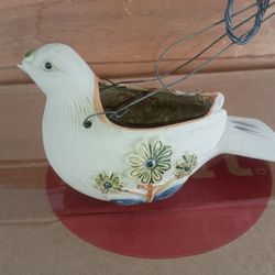 Vintage Bird Plant Hanger