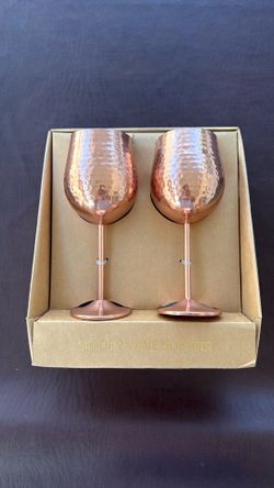 Set of 2 wine goblets