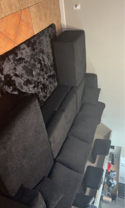 Black couch