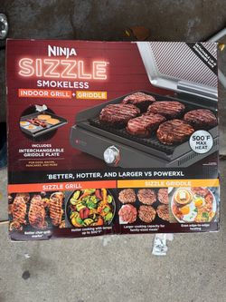 Ninja Sizzle Smokeless Indoor Grill + Griddle