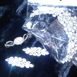 Hair Accessory, Earrings,and Watch