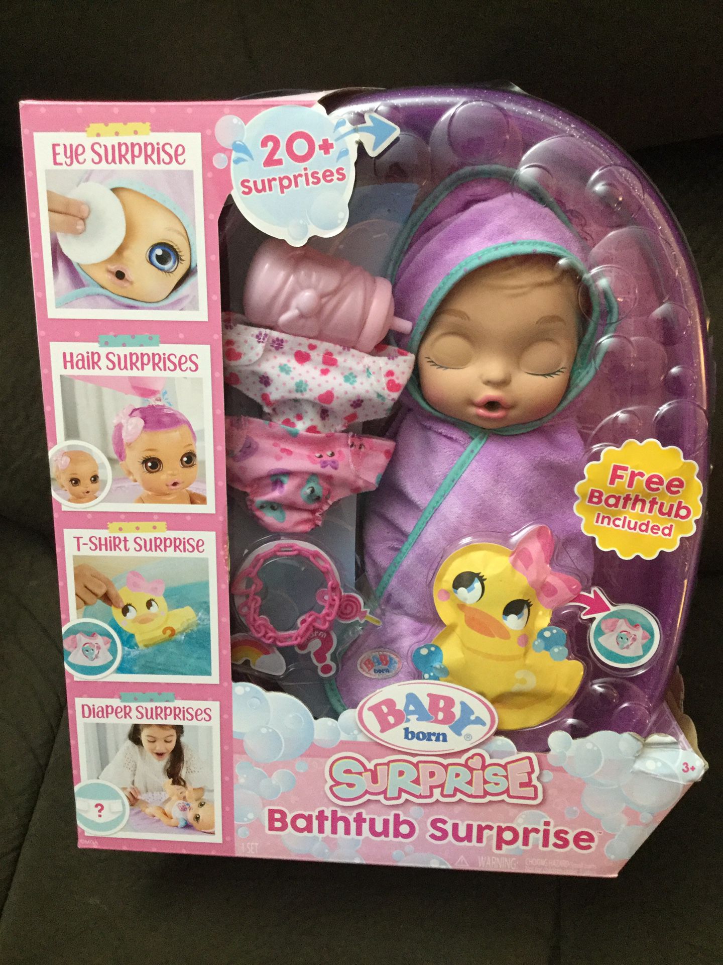 New baby born surprise doll