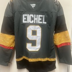 Jack Eichel #9  Vegas Golden Knights Grey new Jersey VGK Size Small