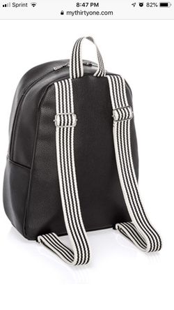 Thirty One Boutique Backpack Black Beauty Pebble for Sale in