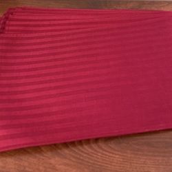 12 Brand New Deep Cranberry Placemats