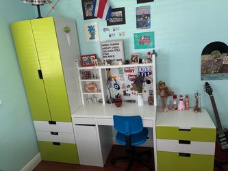 Desk and matching furniture