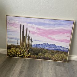 Desert Framed Canvas