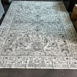 New Rug Blue/Grey Tones White 8’x10’