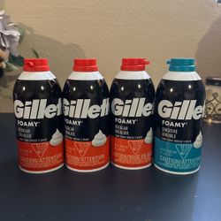 Gillette Foamy Regular And Sensitive 11 Oz Each