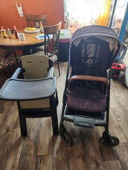 Like New Nuna Sroller And High Chair