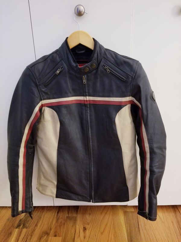Triumph Women S Leather Union Jack Motorcycle Jacket Size M For Triumph Women S Leather Union Jack Motorcycle Jacket Size M For In Chicago Il Offerup