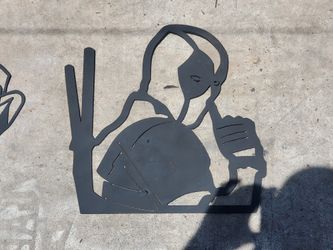 Dead Pool Metal Cutout Sign About 20 Inches