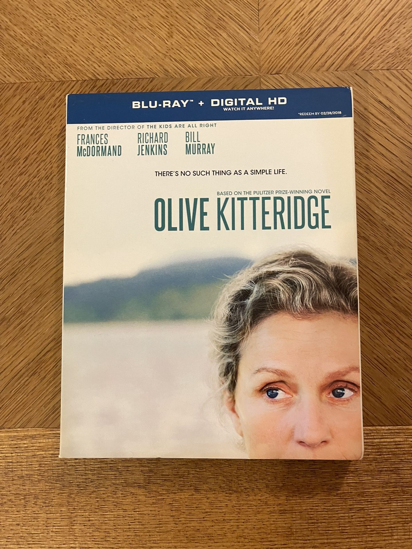 Olive Kitteridge bluray HBO slipcover OOP Frances McDormand Bill Murray