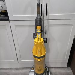 DysonDC07 All Floors Upright Vacuum Yellow Root Cyclone Vacuum with Attachments