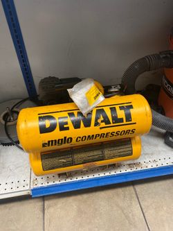 Dewalt compressor used