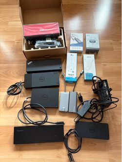 Dock Station Display Link for Lenovo Dell HP Toshiba ASUS MSI Razer Acer Samsung LG Sony ChromeBook Gaming Laptop MacBook - READ DETAILS