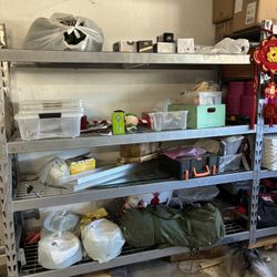 3 Metal Racks For Sale (est. 75x72)