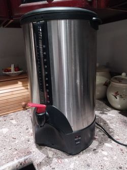 50 CUP COFFEE MAKER HAMILTON BEACH LIKE NEW LIGHTLY USED