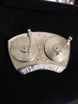 Turntable Belt Buckle Rave Gear