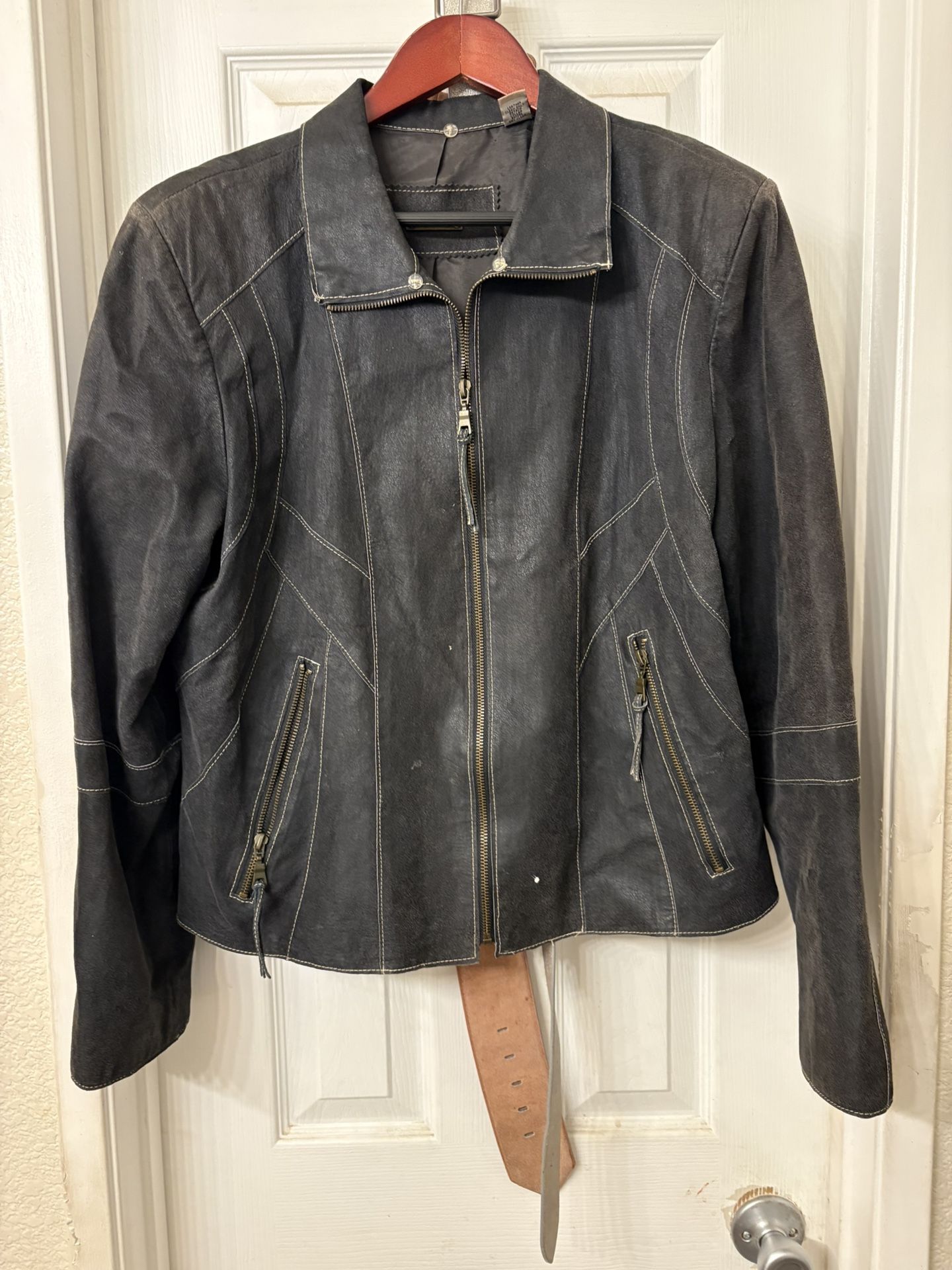 Leather Black Jacket