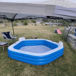 Kids' Splash Pool Great for Water Play All Summer Long seem paper