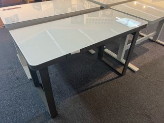Tresanti Aurora 47" Adjustable Height Desk with LED Lighting,$150
