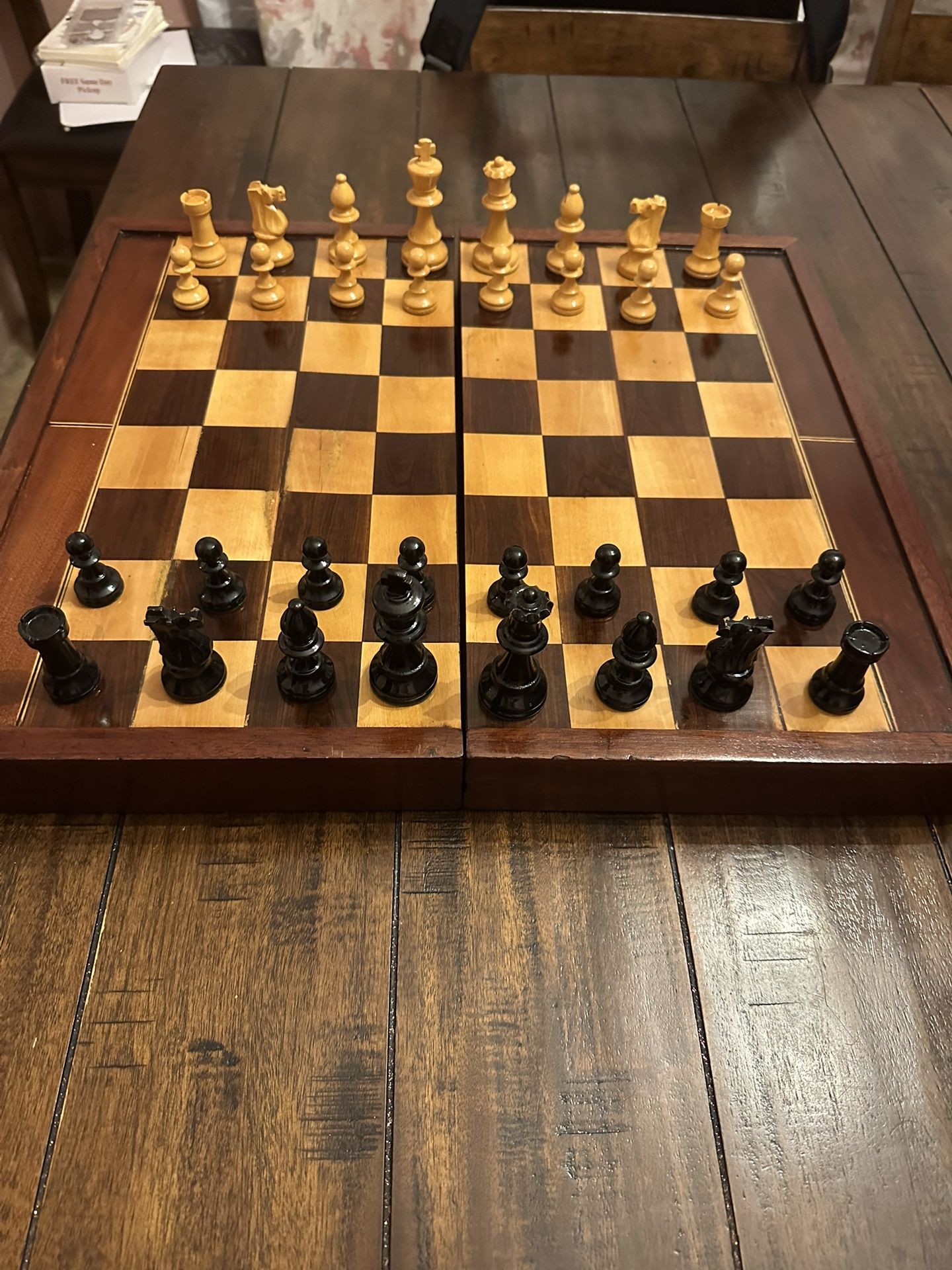 Vintage French Lardy Chess Pieces