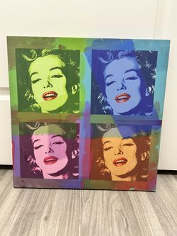 Marilyn Monroe Abstract Canvas