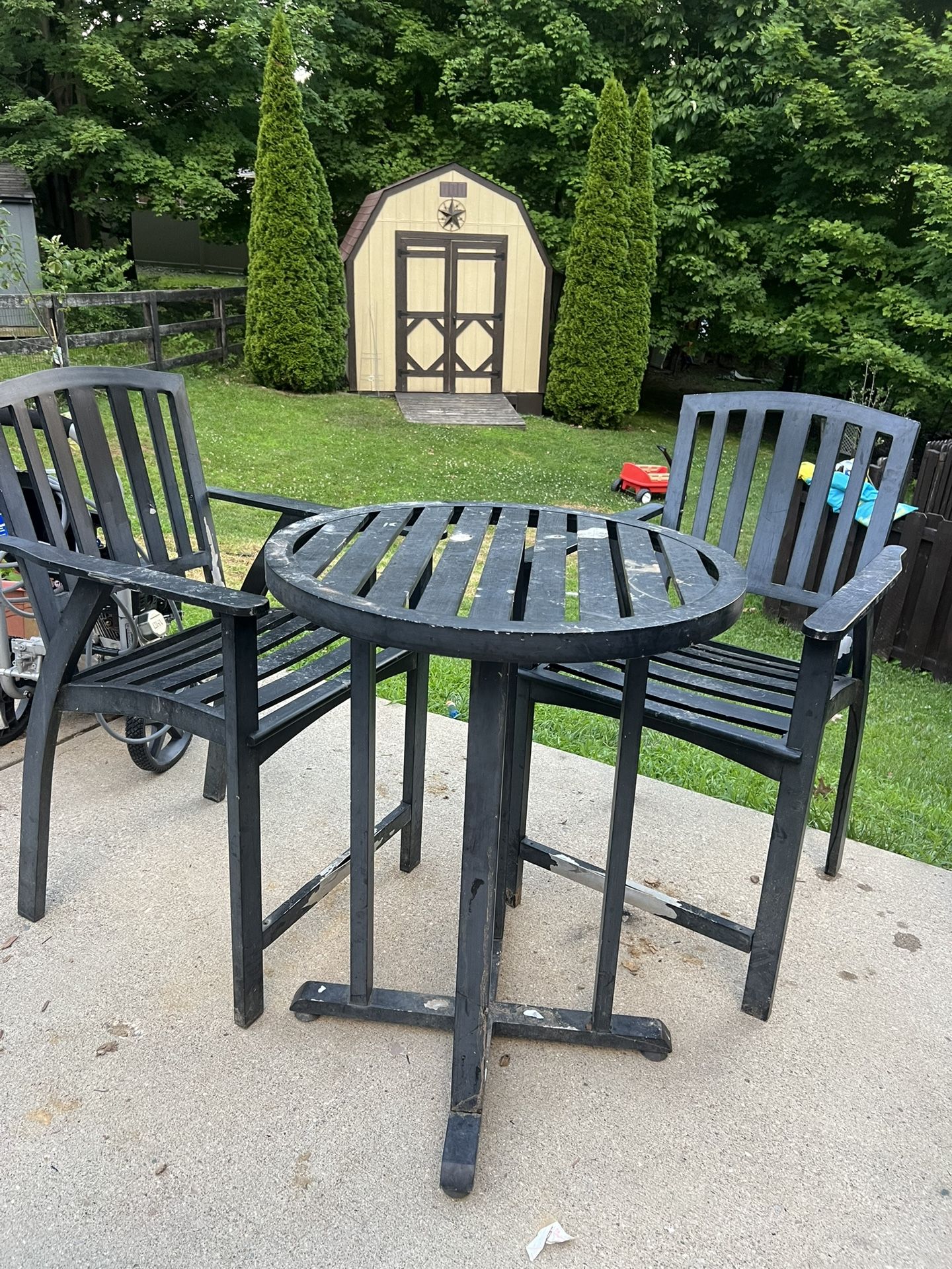 Metal High top Bistro Set