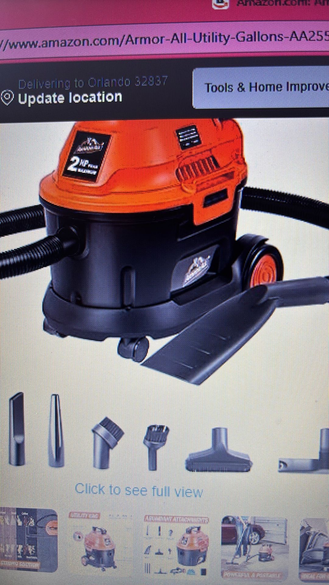 Wet/dry Shop Vac 