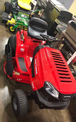 Brand New CRAFTSMAN T110 17.5-HP Manual/Gear 42-in Riding Lawn Mower with Mulching Capability LYV2