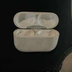 Apple AirPods 2nd Generation Earphone Case No Cable,  No EarPods, Untested, Ran Over By Cars