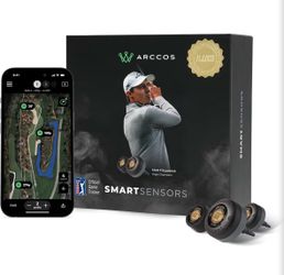 Arccos Smart Sensors: Automatic Golf Game Tracking System, A.I. Powered GPS Rangefinder & Smart Club Distances
