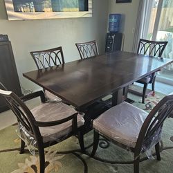 6-Piece Dining Table Set (Table + 8 Chairs)
