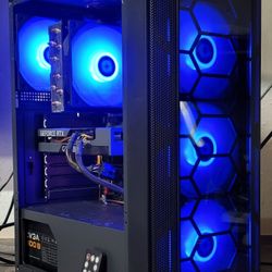 RTX 3050 8gb Intel i7 Gaming PC RGB Lighting