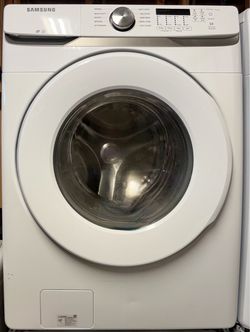 Used Samsung Front Load Washing Machine White Model WF45T6000AW/A5 $400 obo