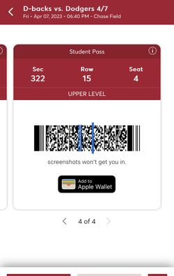 Dbacks Tickets