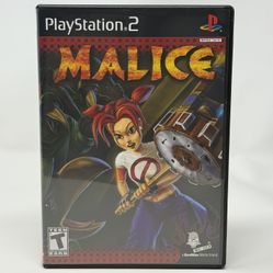 Malice (No Scratches) PS2 PlayStation 2 Game