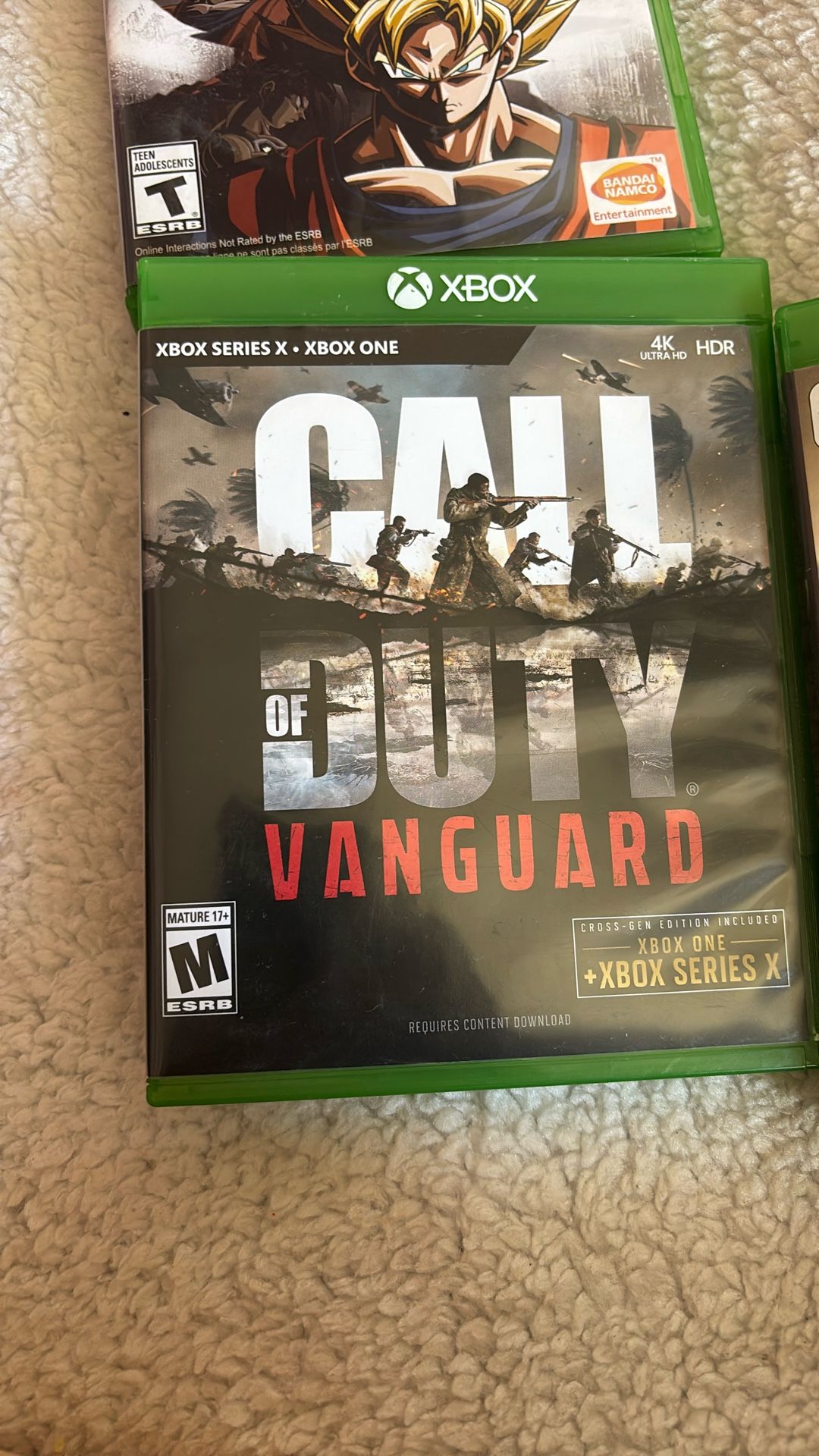 Xbox Games 15 For The Call Of Dutty Vanguard,10 For The Dragon Ball Xenoverse 2, And 10 For The Pes 2019