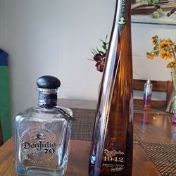 Don Julio 42 And 70 Empty Bottles CLICK For Full Screen Pictures