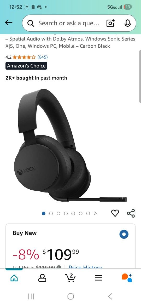 Brand New Xbox One Wireless Headset No Box